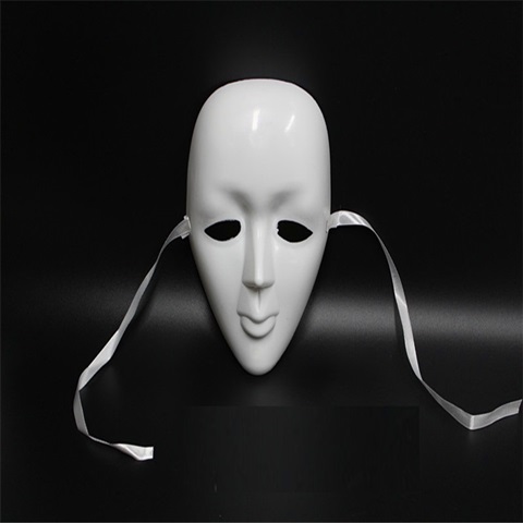 10Pcs DIY White Face Masks Party Favor - Click Image to Close
