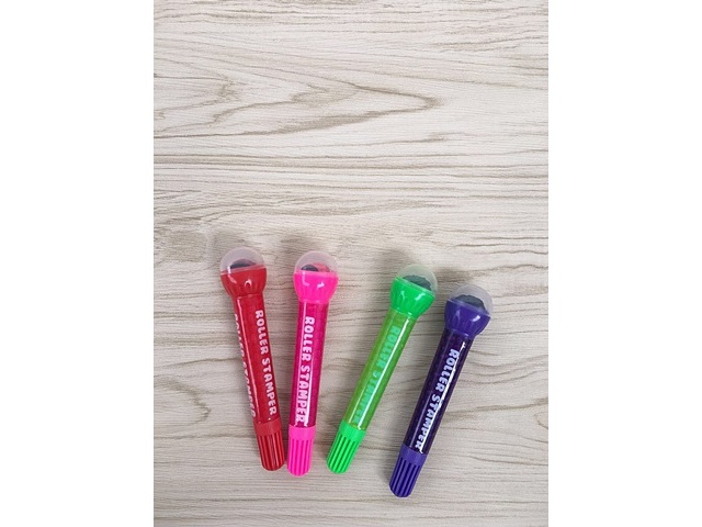 24Sheets X 8Pcs Roller Stamp Markers Toy Mixed Color 24Sheets X 8Pcs Roller Stamp Markers Toy Mixed Color