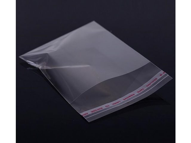 1000 Clear Self-Adhesive Seal Plastic Bags 14x11cm