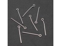 250Gram Silver Plated Eye Pins Jewelry finding 50mm