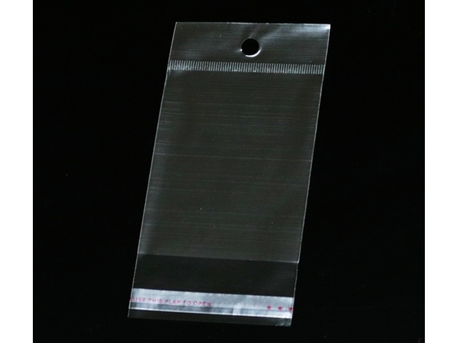 1000 Clear Self-Adhesive Seal Plastic Bag 17x12cm W/Hole 1000 Clear Self-Adhesive Seal Plastic Bag 17x12cm W/Hole