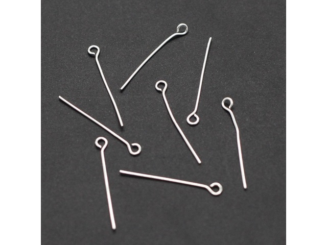 250Gram Silver Plated Eye Pins Jewelry finding 50mm