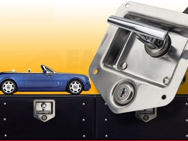 1X Car Trailer Door Latch T Handle Locking RV Tool Cabinet Lock