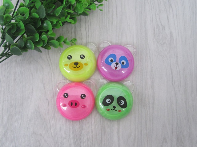 24Pcs Crystal Bear Colorful Clay Mud Transparent Slime Mud Toy 24Pcs Crystal Bear Colorful Clay Mud Transparent Slime Mud Toy