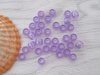 1100 Transparent Clear Purple Barrel Pony Beads 6x8mm 1100 Transparent Clear Purple Barrel Pony Beads 6x8mm