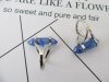 5X Hexagon Healing Chakra Gemstone Finger Ring Blue Crystal 5X Hexagon Healing Chakra Gemstone Finger Ring Blue Crystal