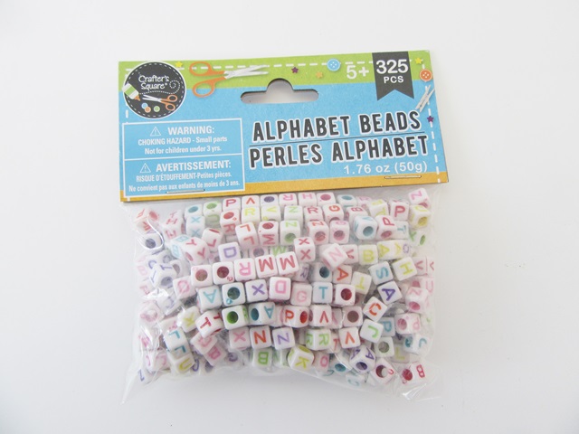 24Packs x 325pcs Alphabet Beads Letter Cube Beads 6x6mm 24Packs x 325pcs Alphabet Beads Letter Cube Beads 6x6mm