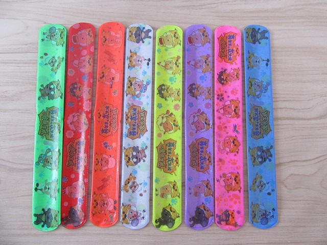 100X Cartoon Sheep Reflective Magic Ruler Slap Band Bracelets 100X Cartoon Sheep Reflective Magic Ruler Slap Band Bracelets