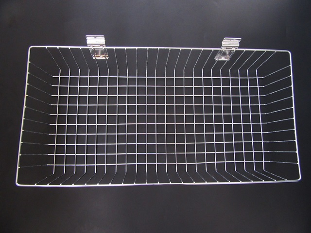 1X New Mesh Wire Slatwall Basket Display 60x30cm - Click Image to Close