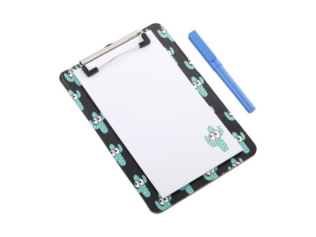 5Set Mini Clipboard Set with Blue Ball Pen & Notepad