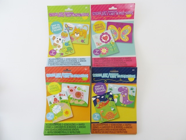 24Sets String Art Craft Set Mixed 24Sets String Art Craft Set Mixed