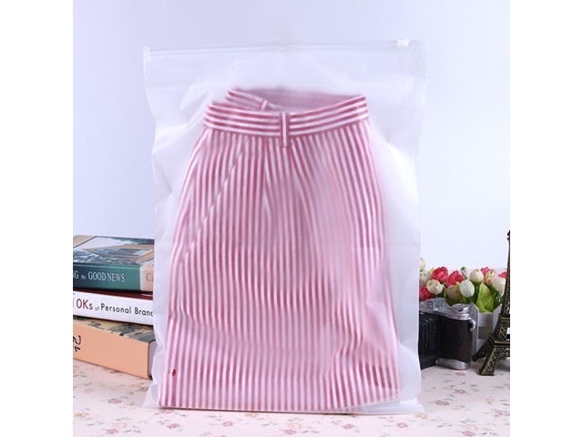 50Pcs Frosted Resealable Zip Lock Bag Plastic Bag 30x20cm