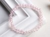 20 Pink Faceted AB Glass Beaded Bracelets 6cm Dia. 20 Pink Faceted AB Glass Beaded Bracelets 6cm Dia.