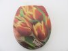 1X New Tulip Flower Soft Toilet Seat & Cover 42cm Long 1X New Tulip Flower Soft Toilet Seat & Cover 42cm Long