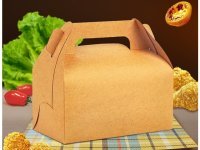 50Pcs Kraft Gable Gift Boxes/Wedding Shower Boxes 16.3x8.3x9.3cm