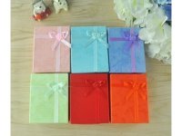 12 New Jewelly Display Case w/Bowknot 9x7x2.5cm