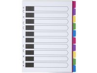 20Set School Office Home Use 10 Tab Plastic Divider