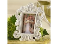 10Pcs White Baroque Place Card Holder Photo Frame Wedding Favor