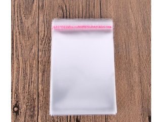 1000 Clear Self-Adhesive Seal Plastic Bag 17x10cm