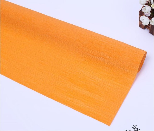 5 Rolls Orange Single-Ply Crepe Paper Arts & Craft - Click Image to Close
