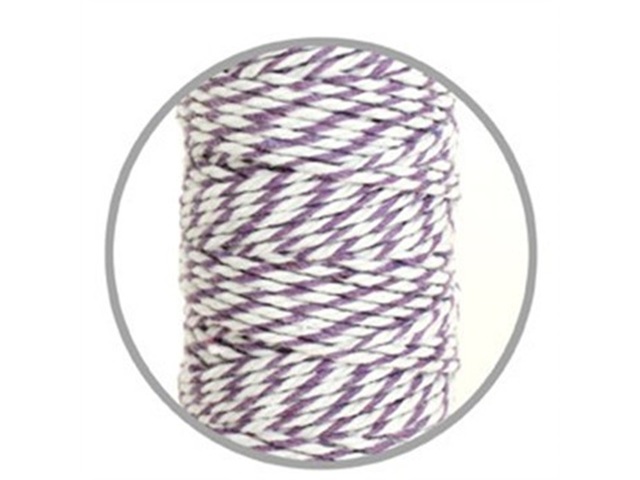 100Yards Purple Cotton Bakers Twine String Cord Rope Craft 2mm 100Yards Purple Cotton Bakers Twine String Cord Rope Craft 2mm