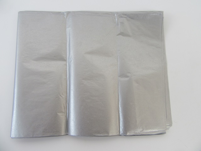 100Sheets Silver Gray Tissue Paper Gift Wrap Wrapping - Click Image to Close