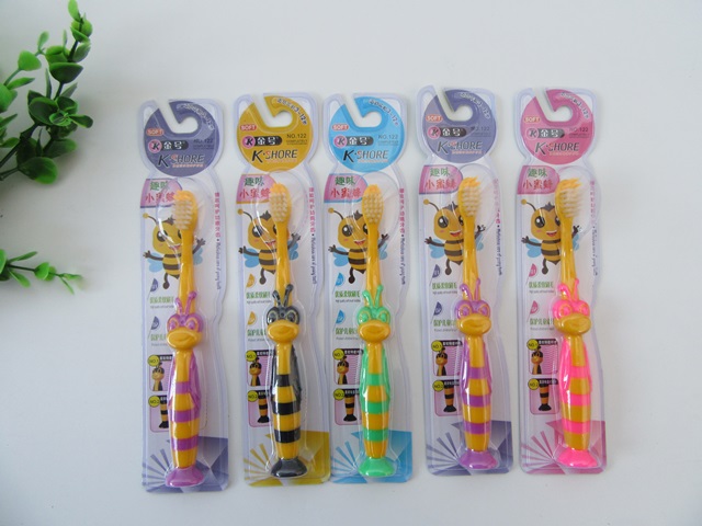 30Pcs Bee Clean Morning Toothbrushes for Kids Mixed Color - Click Image to Close