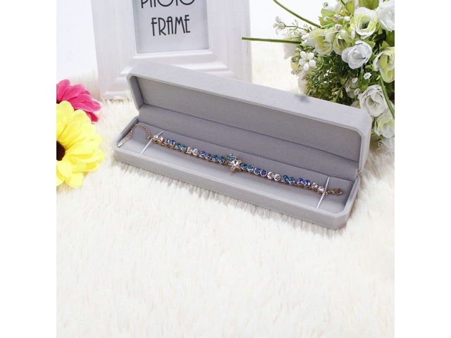 5Pcs HQ Velvet Necklace Jewelry Box Gift Case