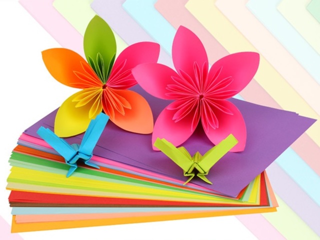 100Pcs A4 Hand Paper Craft DIY Scrapbooking Origami Etc Handmade - Click Image to Close