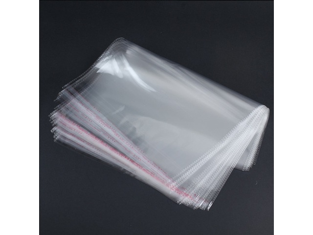1000 Clear Self-Adhesive Seal Plastic Bags 22x24cm 1000 Clear Self-Adhesive Seal Plastic Bags 22x24cm