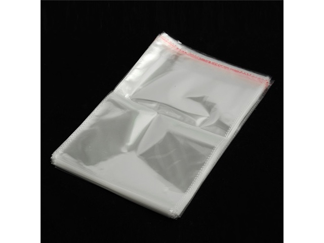400 Clear Self-Adhesive Seal Plastic Bag 24x16cm 400 Clear Self-Adhesive Seal Plastic Bag 24x16cm