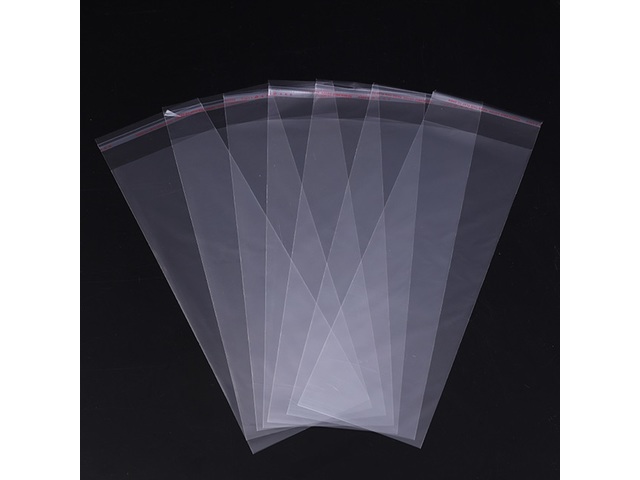 1000 Clear Self-Adhesive Seal Plastic Bag 35x10cm