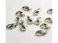 500 Nickle Color Lobster Claw Clasps Jewellery Finding 12mm