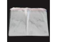 1000 Clear Self-Adhesive Seal Plastic Bags 20x34cm 1000 Clear Self-Adhesive Seal Plastic Bags 20x34cm