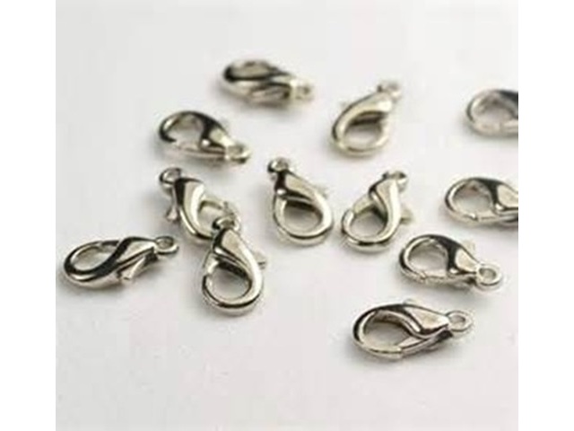 500 Nickle Color Lobster Claw Clasps Jewellery Finding 12mm