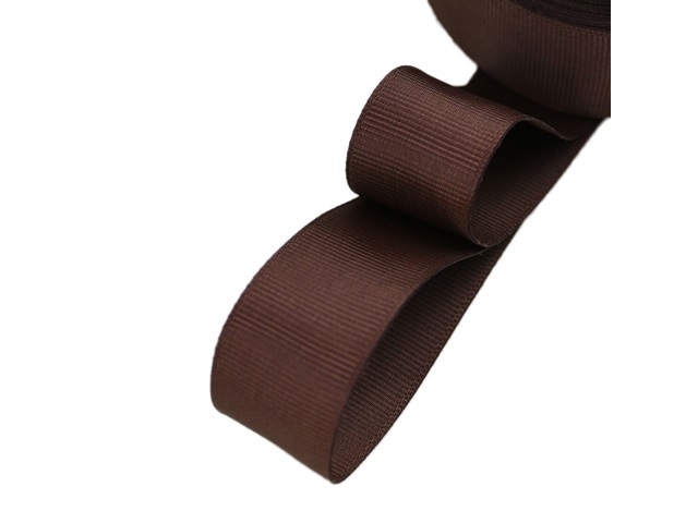 1Roll X 100Yards Coffee Grosgrain Ribbon 25mm - Click Image to Close