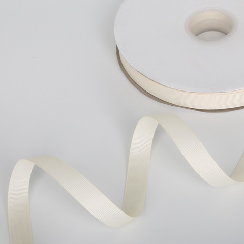 1Roll X 100Yards Ivory Grosgrain Ribbon 15mm - Click Image to Close