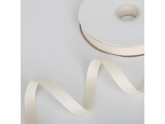 1Roll X 100Yards Ivory Grosgrain Ribbon 15mm