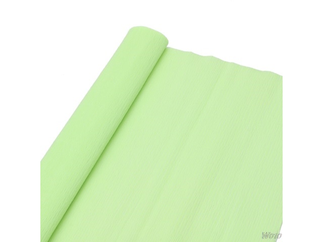 5Rolls Apple Green Single-Ply Crepe Paper Arts & Craft