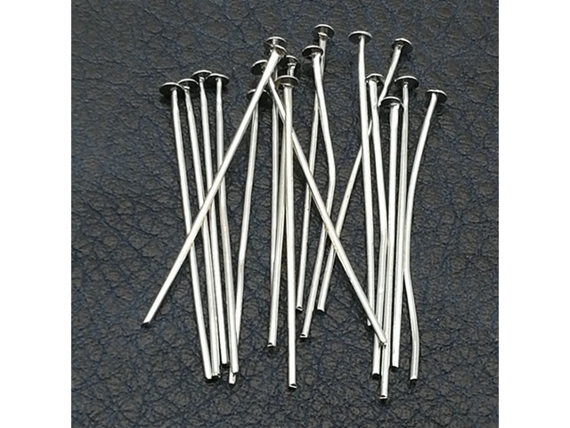 500gram Nickel plated 30mm Head Pins Jewelry finding - Click Image to Close