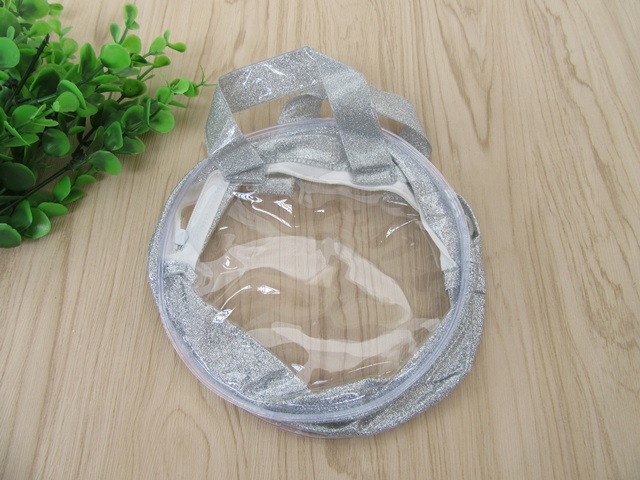 10Pcs Clear Silver Handbag Coin Bag Purse for Girl - Click Image to Close