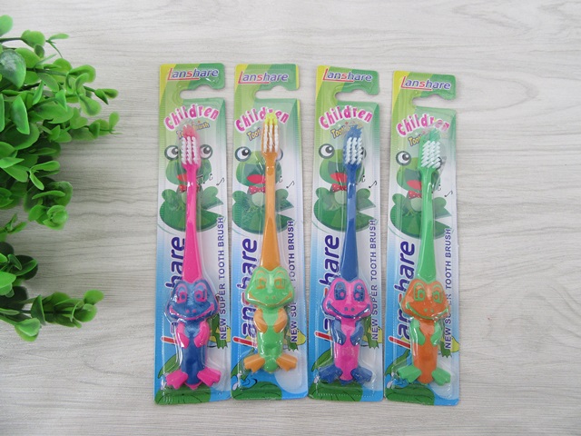 12X New Frog of Kids Morning Kiss Toothbrush Mixed - Click Image to Close