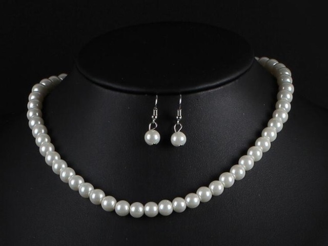 12Sets Pearl Necklaces & Earing Set Fashion Jewellery Earring