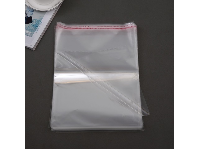 3000X Clear Self-Adhesive Seal Plastic Bags 32x24cm - Click Image to Close