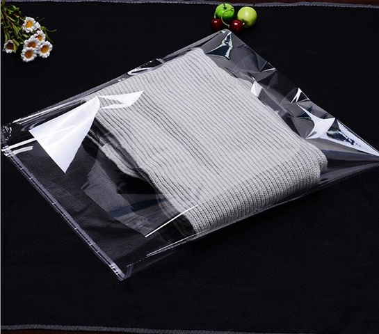 500 Clear Self-Adhesive Seal Plastic Bags 49x35cm - Click Image to Close