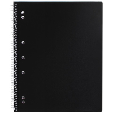 5Pcs Black Subject Notebook 22cm x 29.7cm - Click Image to Close