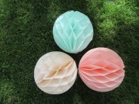 36 Tissue Paper Pom Poms Wedding Party Decoration 18cm Dia.