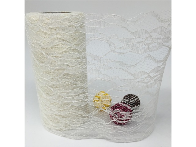 4Roll X 10Yds Ivory Lace Tulle Roll Spool DIY Wedding Decoration 4Roll X 10Yds Ivory Lace Tulle Roll Spool DIY Wedding Decoration