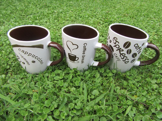 48Pcs Ceramic Coffee Milk Cup Tea Mug 104mm High - Click Image to Close