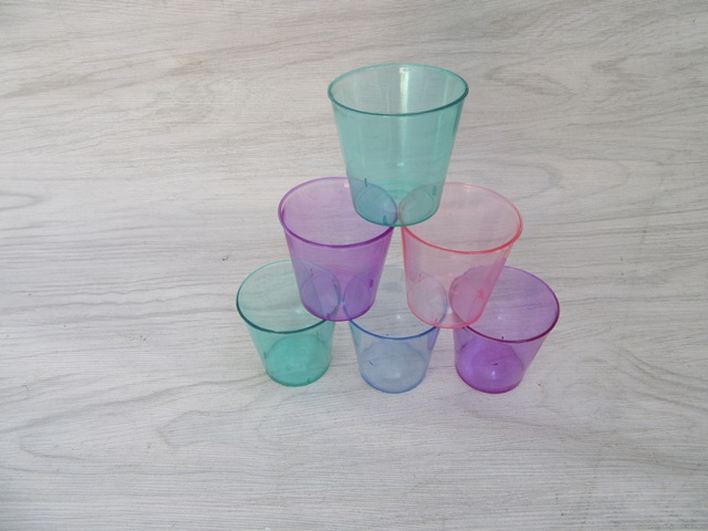 24Sets x 20Pcs Plastic Disposable Shot Glasses 40mm High - Click Image to Close